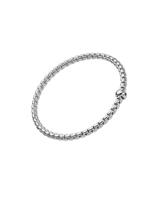 Flex'it Armband mit schwarzen Brillant (L)