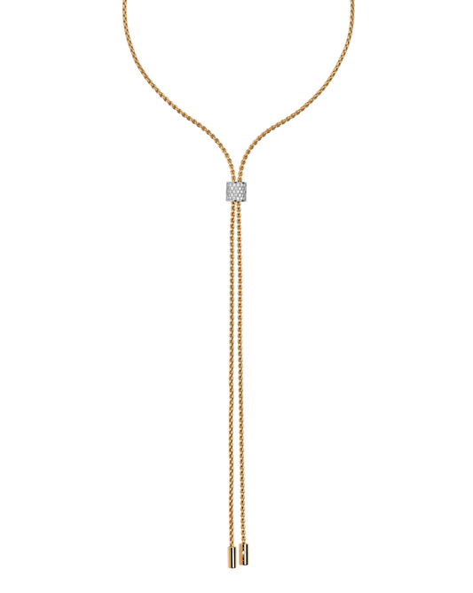 Slider Halskette mit pavé Diamanten