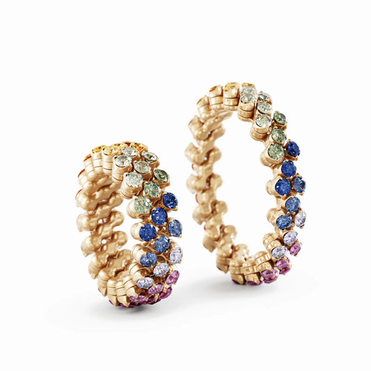 Serafino Consoli rainbow Multi-Size-Ring