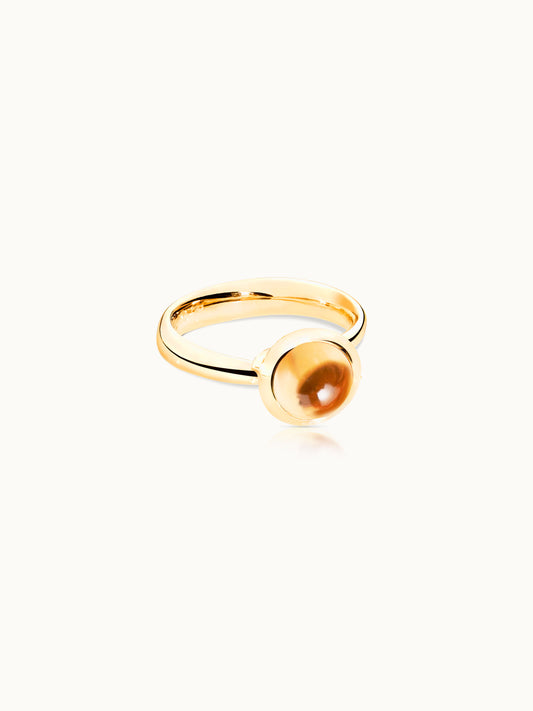 TAMARA COMOLLI BOUTON RING SMALL CITRIN
