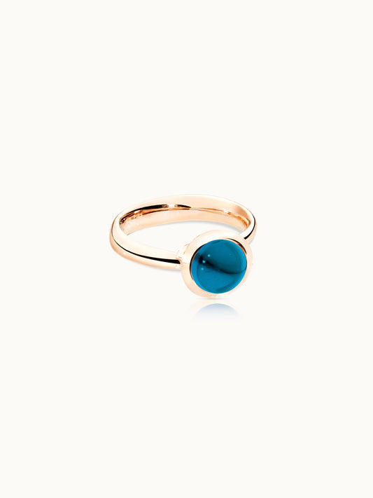 TAMARA COMOLLI BOUTON RING SMALL LONDON TOPAS