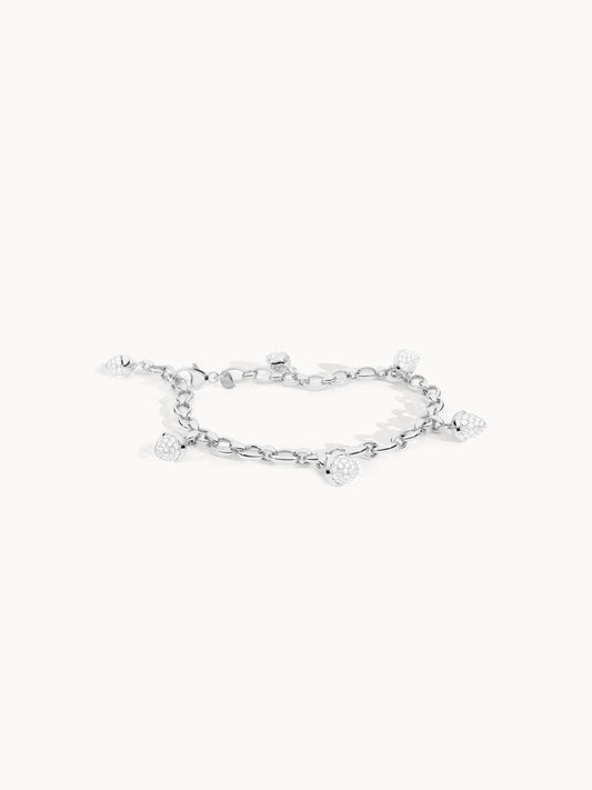 TAMARA COMOLLI MIKADO CHARM ARMBAND MIT DIAMANT PAVE