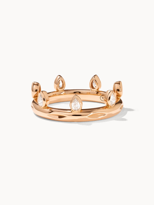 TAMARA COMOLLI RING GPYSY CROWN DROP CUT CLASSIC