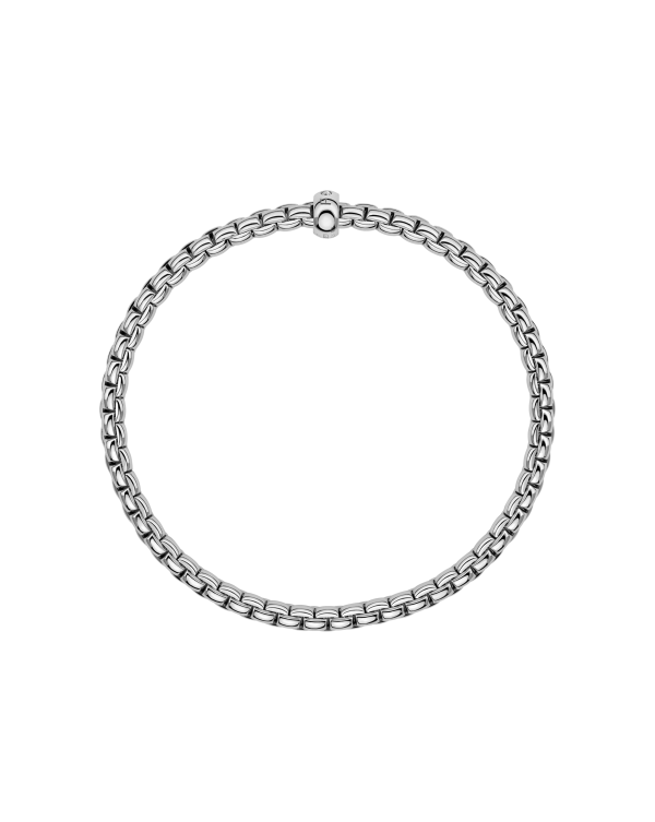 Flex'it Armband mit weissen Brillant (S)
