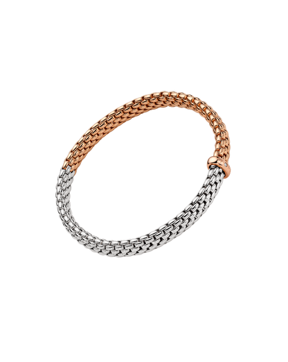 Flex'it Armband mit zweifarbigem Geflecht (S)