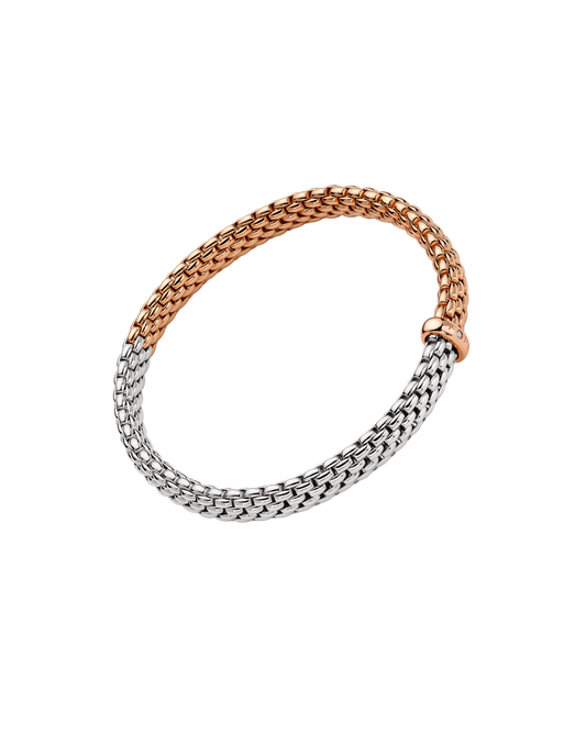 Flex'it Armband mit zweifarbigem Geflecht (S)