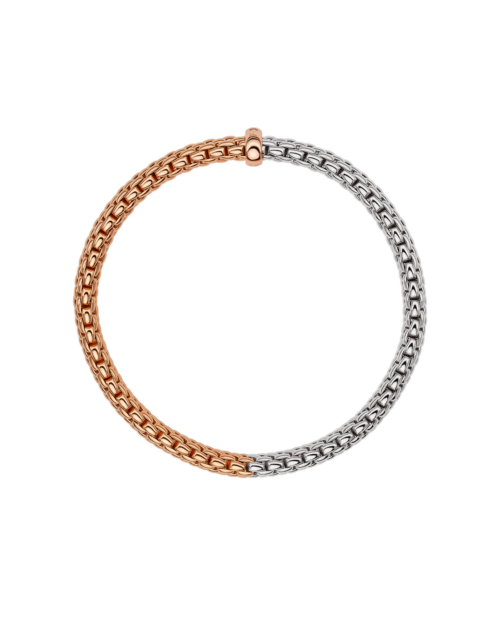 Flex'it Armband mit zweifarbigem Geflecht (S)