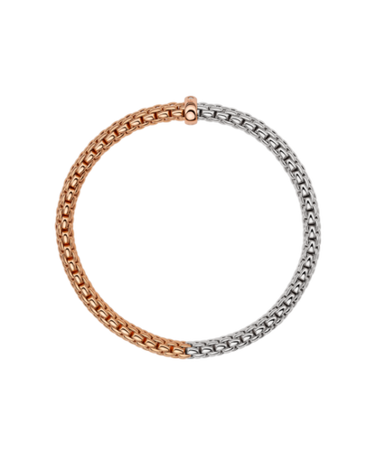 Flex'it Armband mit zweifarbigem Geflecht (S)