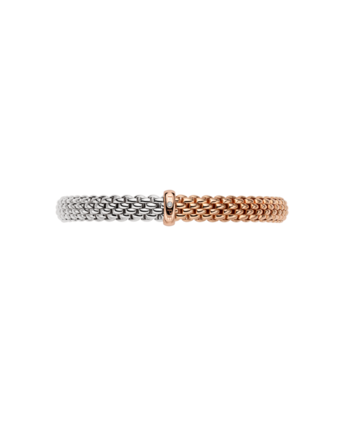 Flex'it Armband mit zweifarbigem Geflecht (S)
