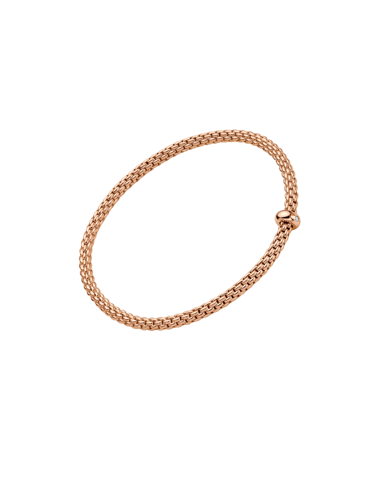 Flex'it Armband mit weissen Brillant (M)