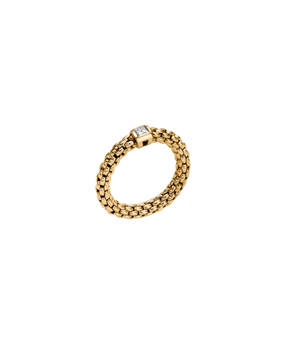 Flex'it Ring mit weissen Diamant (S)