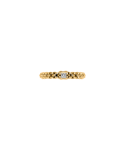 Flex'it Ring mit weissen Diamant (S)