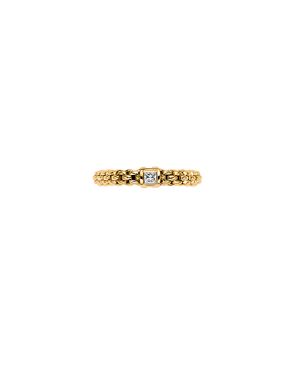 Flex'it Ring mit weissen Diamant (S)