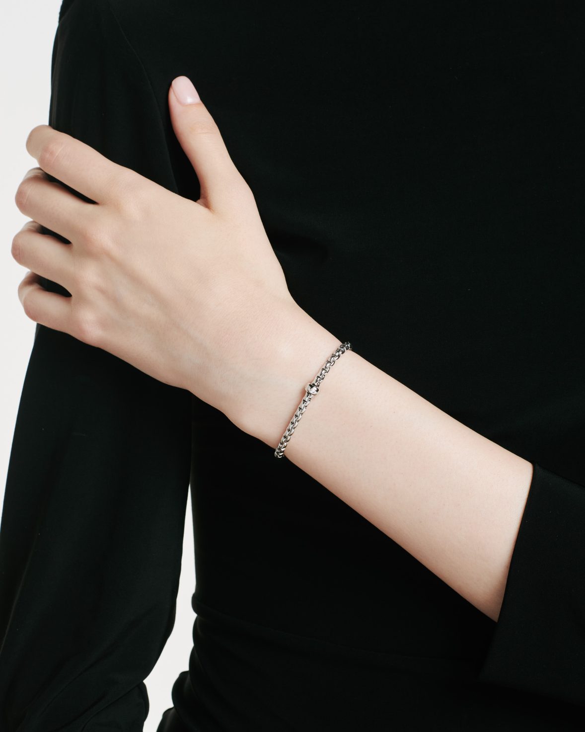 Flex'it Armband mit weissen Brillant (S)