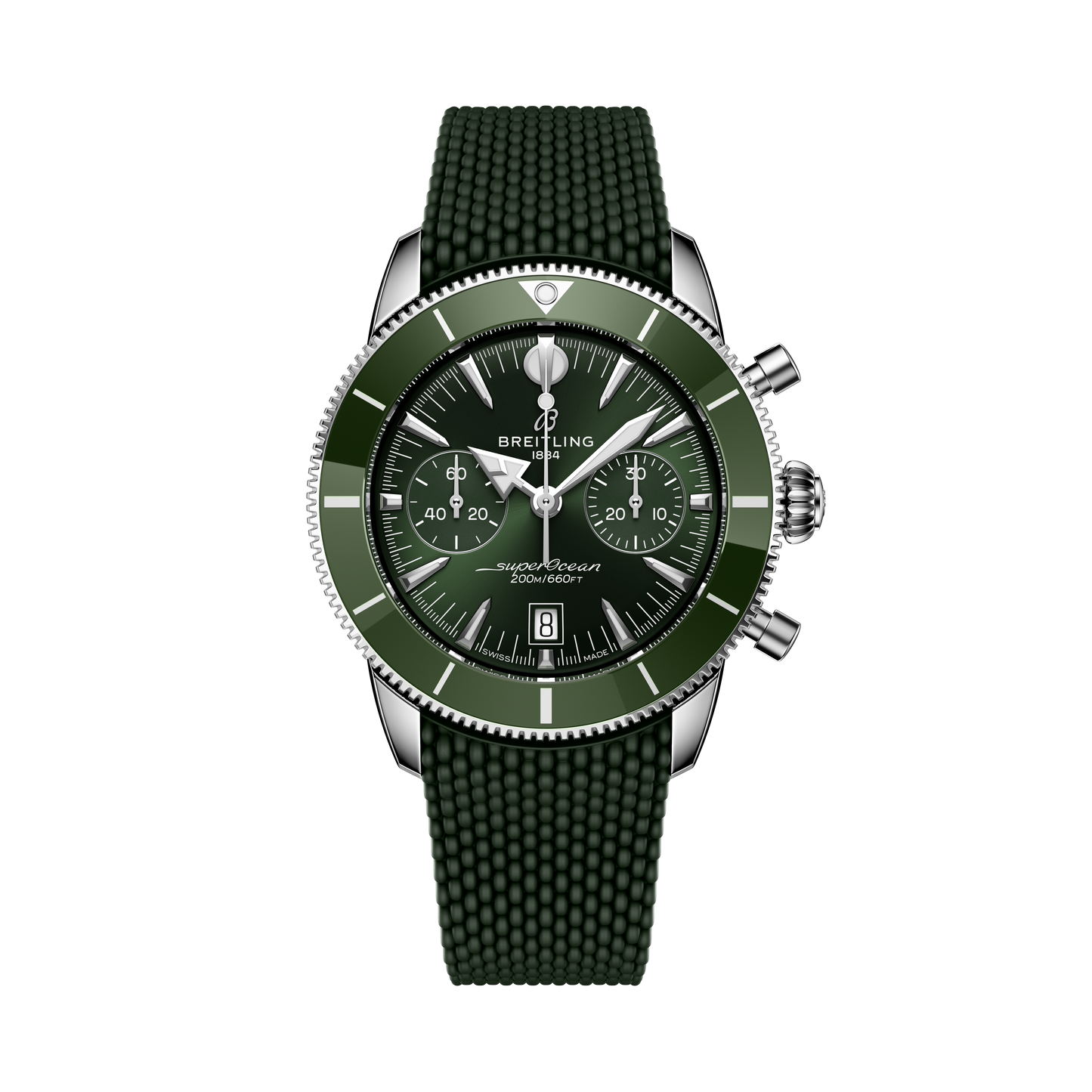 Superocean Heritage B01 Chronograph 42 Kautschukband