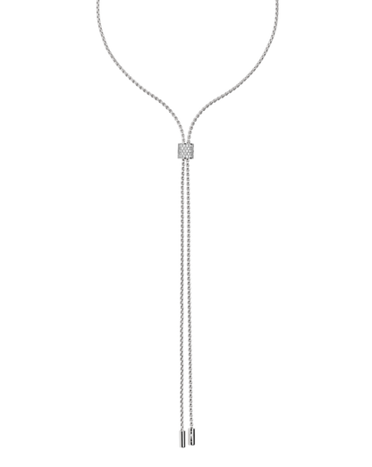 Slider Halskette mit pavé Diamanten