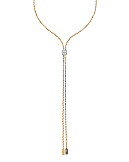 Slider Halskette mit pavé Diamanten