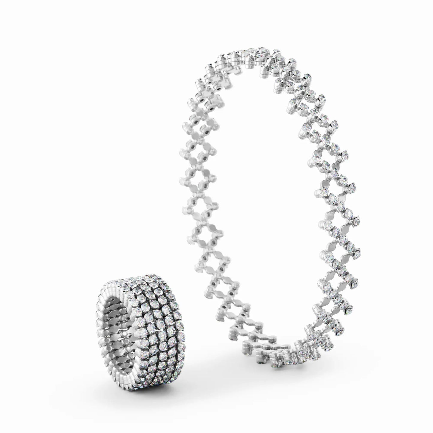 Serafino Consoli Brevetto Multi-Size Ring und Armband