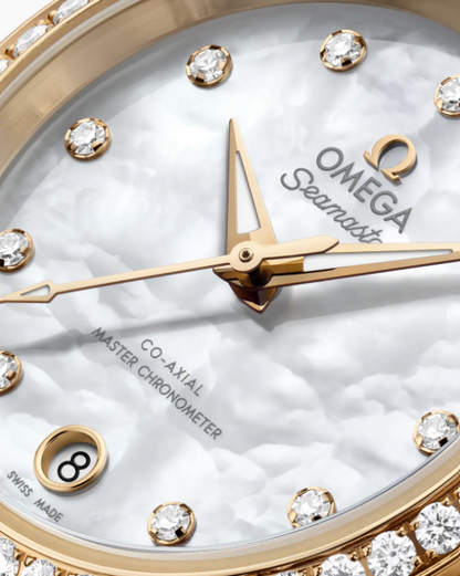 OMEGA AQUA TERRA MOONSHINE GOLD