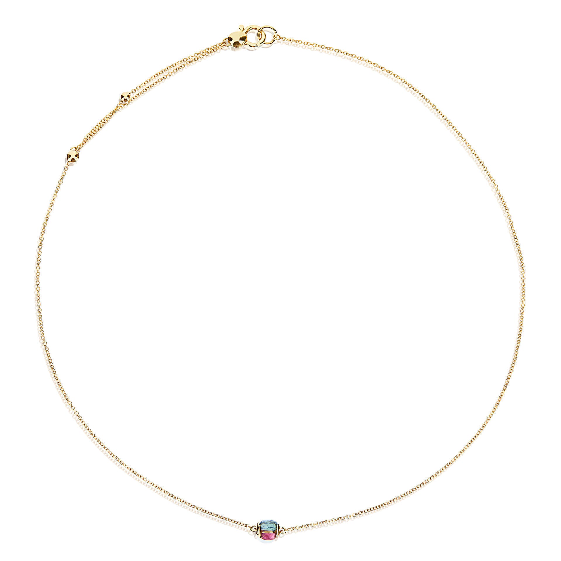 NANIS Collier "Choker DANCING TOURMALINES "