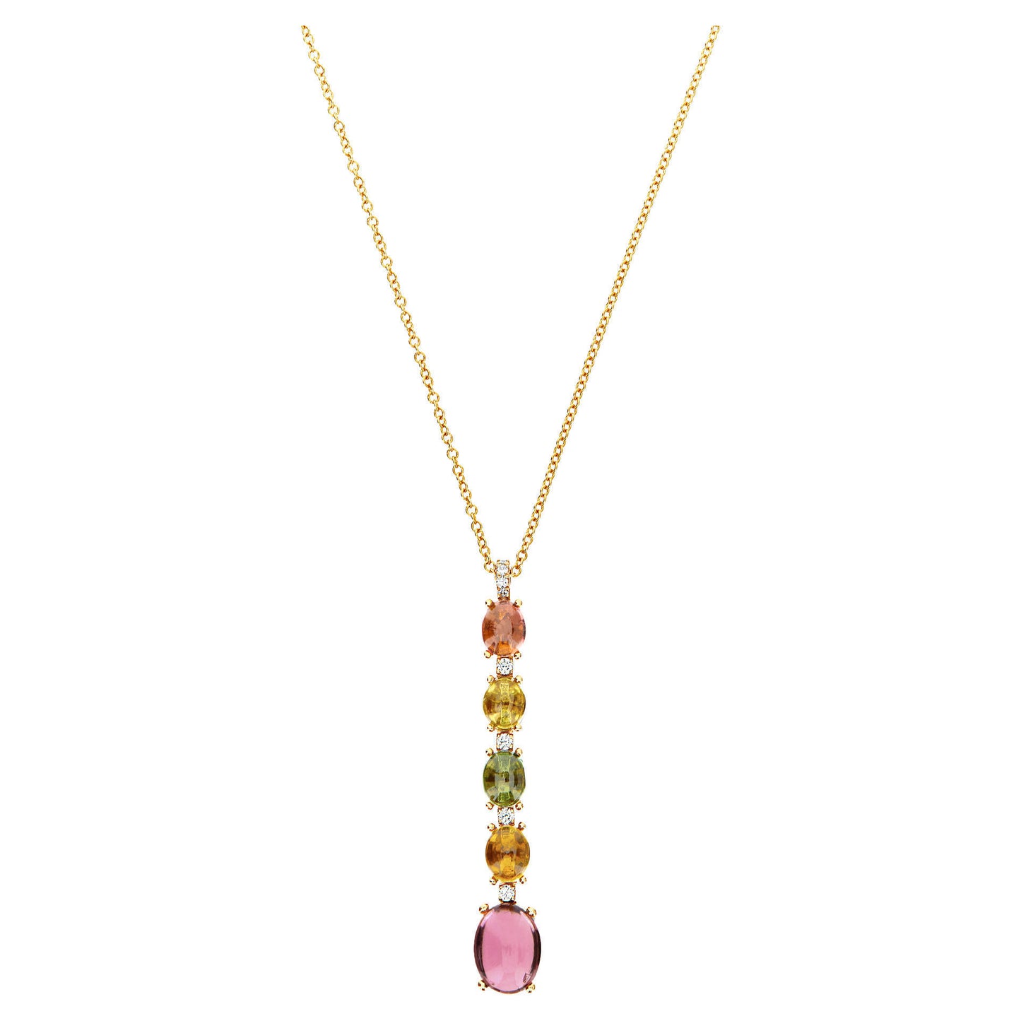 NANIS COLLIER " DANCING TOURMALINES"