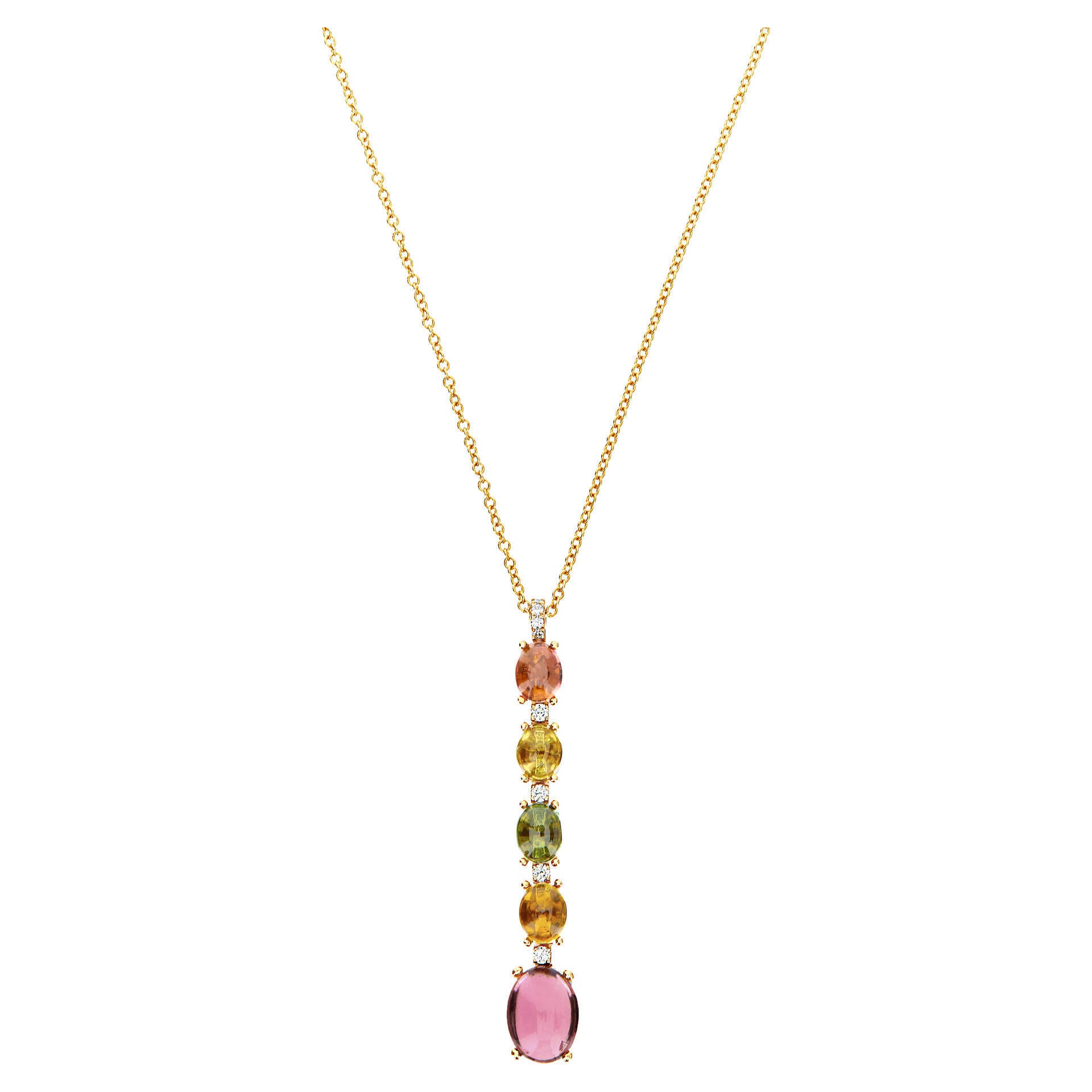 NANIS COLLIER " DANCING TOURMALINES"