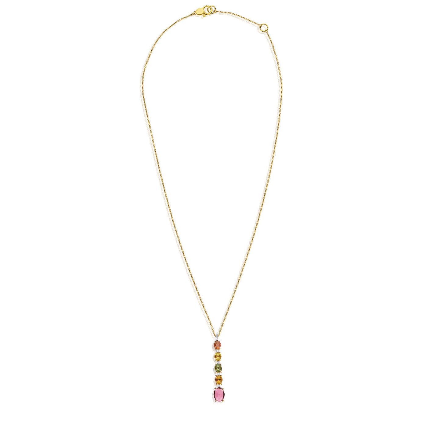 NANIS COLLIER " DANCING TOURMALINES"