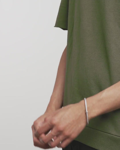 Flex'it Armband mit weissen Brillant (XL)