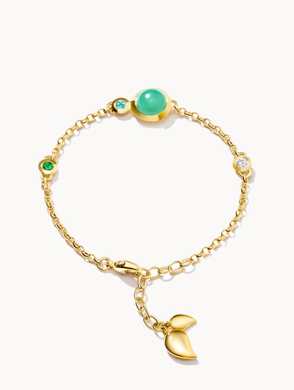 TAMARA COMOLLI BOUTON ARMBAND MINI CHAIN LAGOON