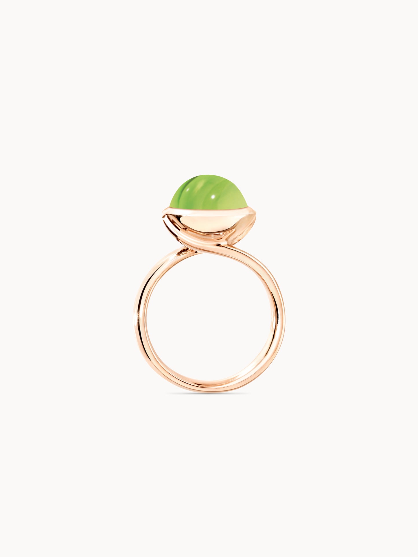 TAMARA COMOLLI BOUTON RING LARGE PERIDOT