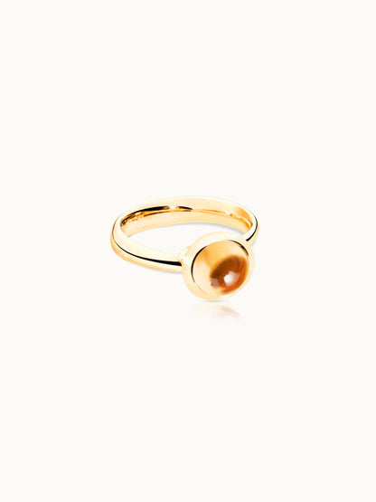 TAMARA COMOLLI BOUTON RING SMALL CITRIN