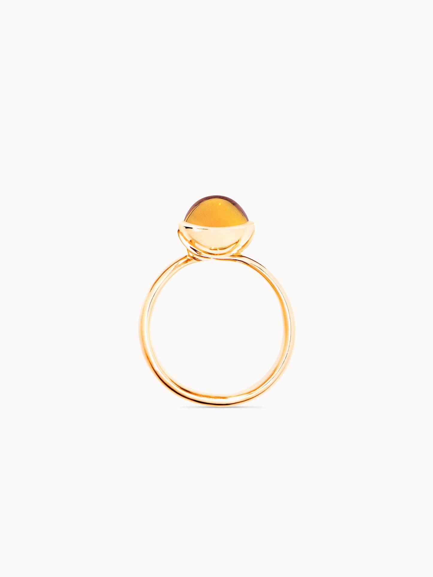 TAMARA COMOLLI BOUTON RING SMALL CITRIN