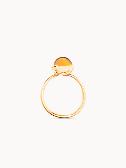 TAMARA COMOLLI BOUTON RING SMALL CITRIN