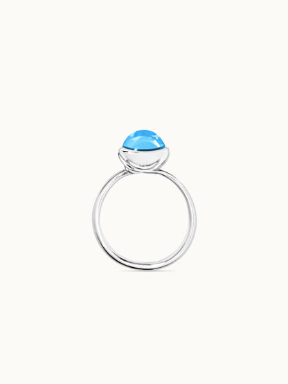 TAMARA COMOLLI BOUTON RING SMALL SWISS TOPAS