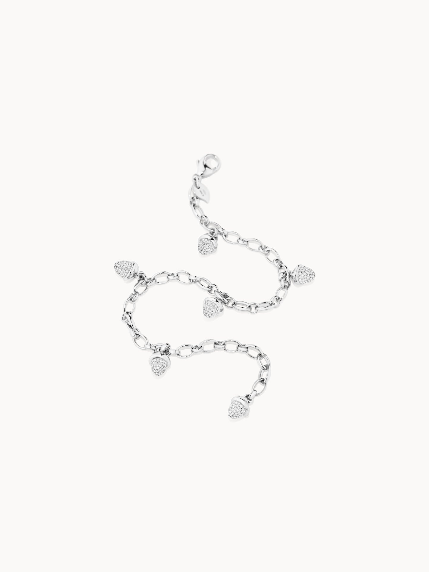 TAMARA COMOLLI MIKADO CHARM ARMBAND MIT DIAMANT PAVE