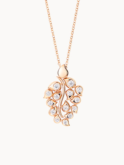TAMARA COMOLLI PENDANT SNOWFLAKES LEAF CLASSIC 'CANDY'