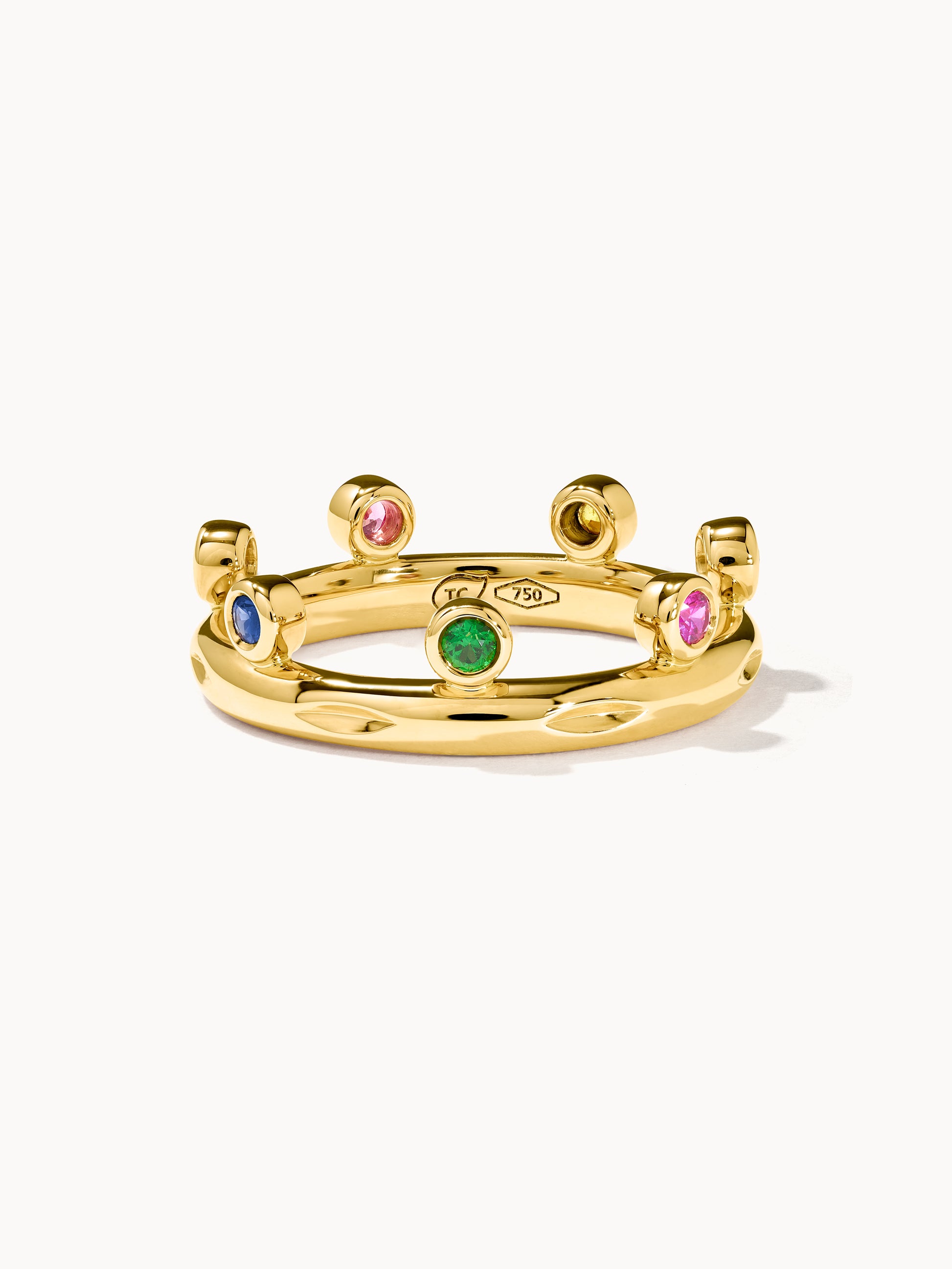 TAMARA COMOLLI RING GPYSY CROWN 'CANDY'
