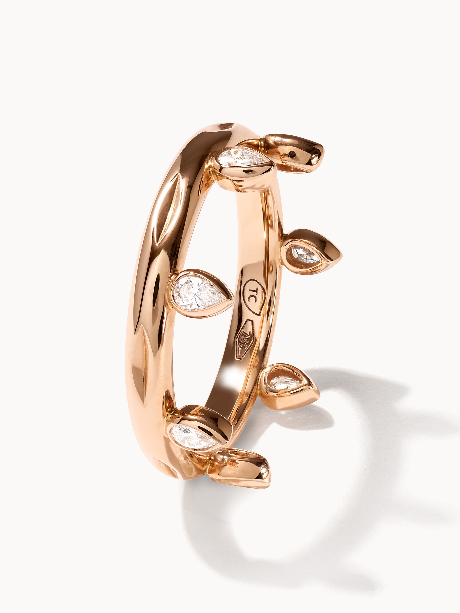 TAMARA COMOLLI RING GPYSY CROWN DROP CUT CLASSIC