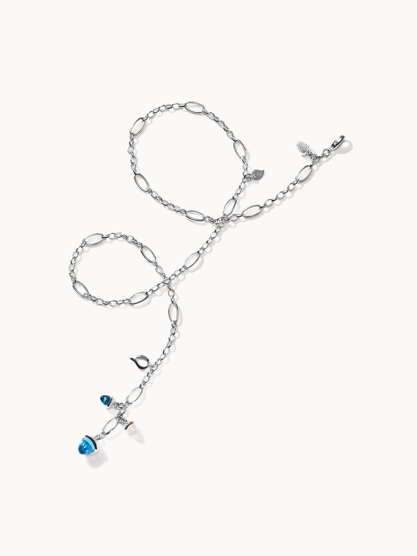 TAMMARA COMOLLI MIKADO COLLIER DELICATE OCEAN MIT BRILLANT PAVÉ
